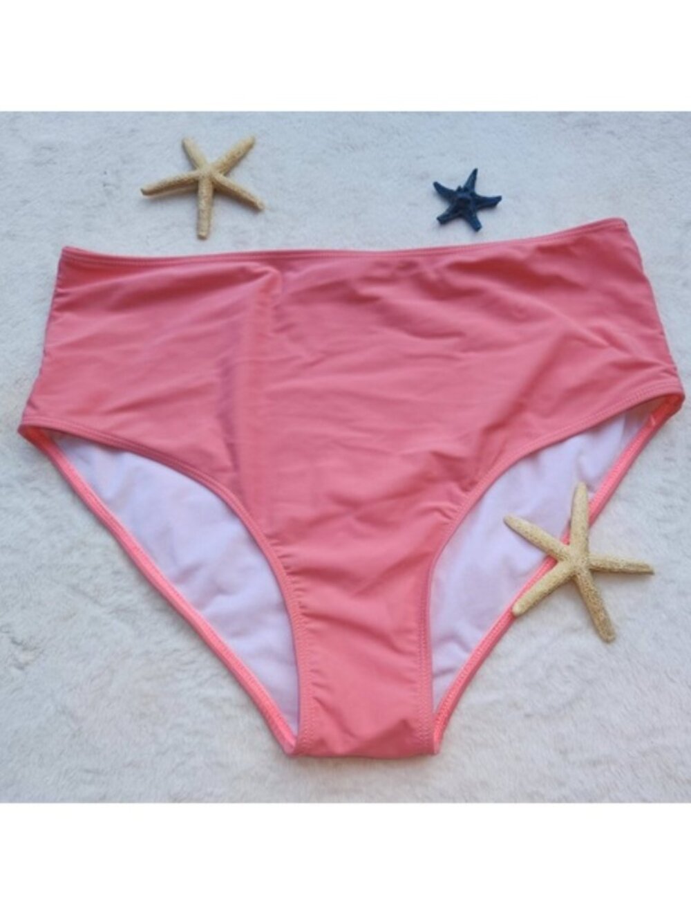XL Women's Coral Bikini Bottom Bathing Suit Swimwear Beach Pool Sexy Swimming